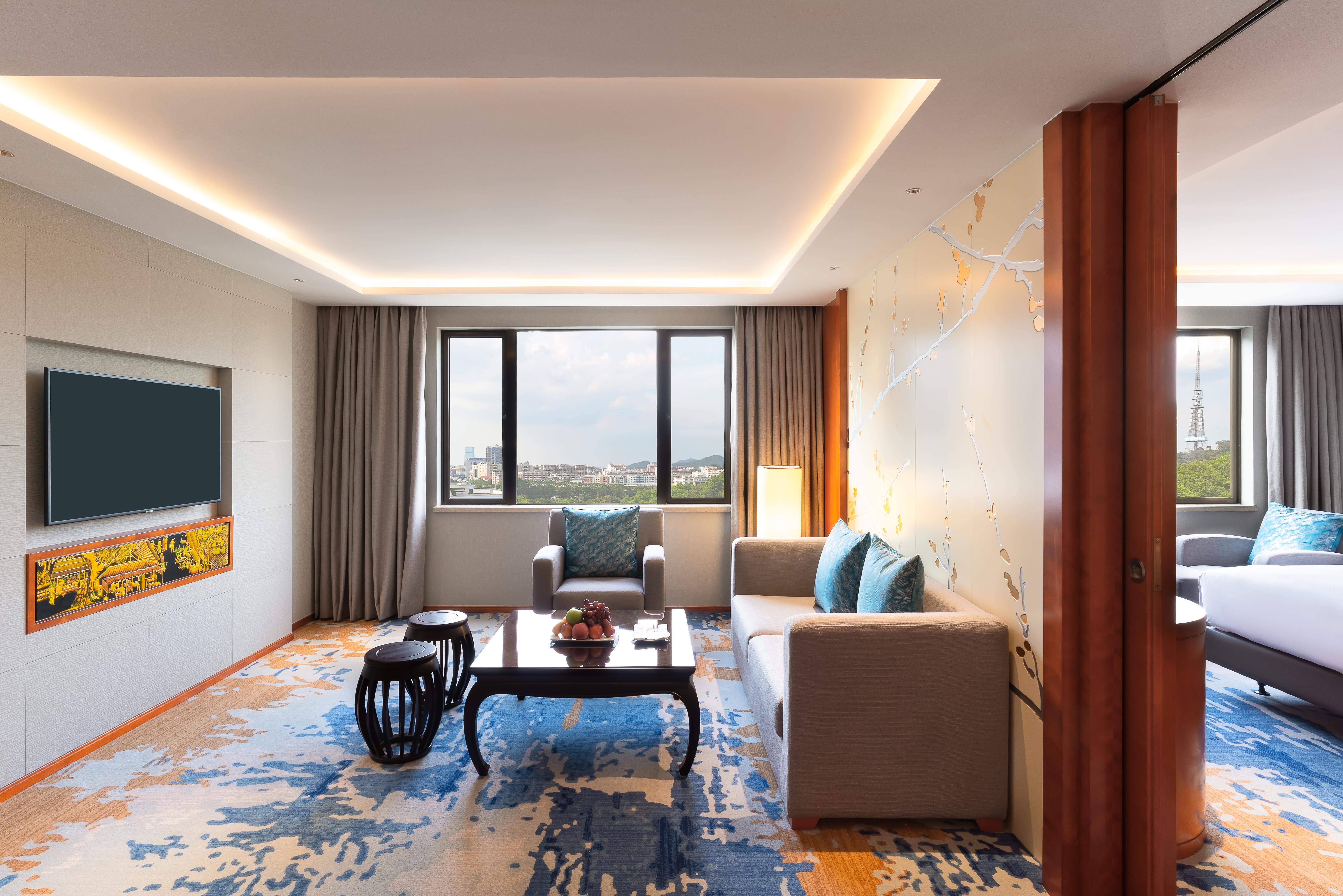 China Hotel Guangzhou - Subway Direct To Pazhou Exhibition Center, Free Shuttle During Canton Fair & Exhibitor Registration Counter Eksteriør bilde Suite