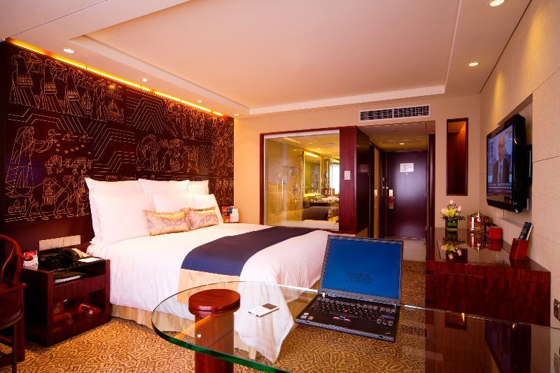 China Hotel Guangzhou - Subway Direct To Pazhou Exhibition Center, Free Shuttle During Canton Fair & Exhibitor Registration Counter Eksteriør bilde A room at the hotel